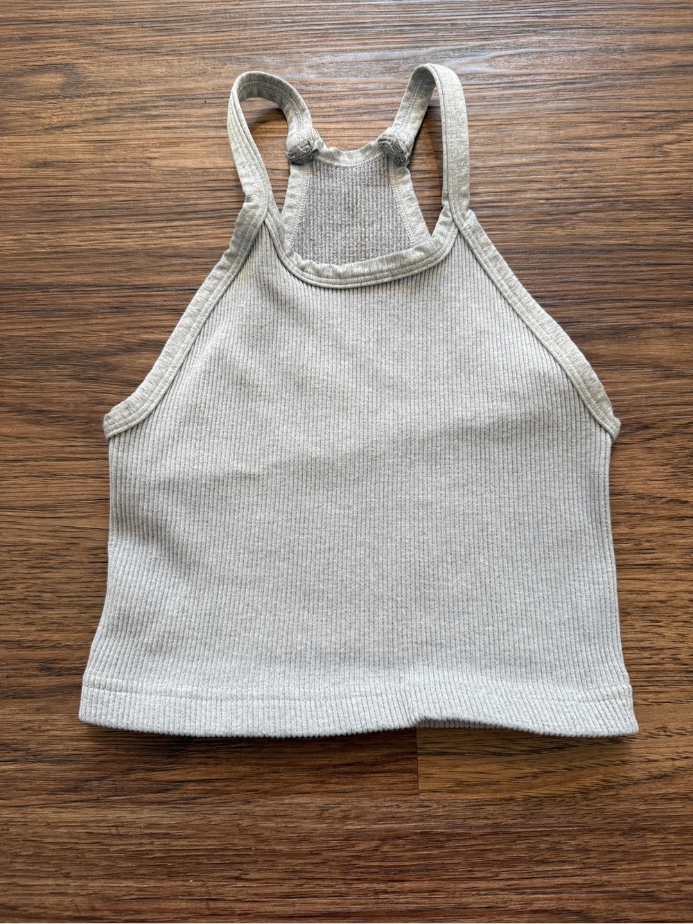 Ribbed Racerback Crop Top
